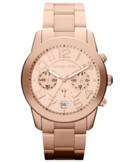 Michael Kors Womens Runway Rose Gold Plated Stainless Steel Bracelet Watch 38mm MK5128   Watches   Jewelry & Watches