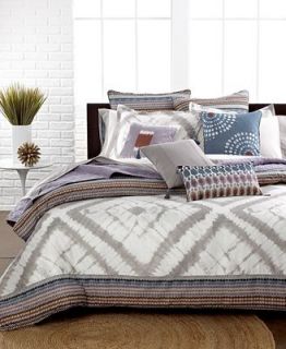 CLOSEOUT Echo Tribal Blocks Full/Queen Duvet Cover Set   Bedding Collections   Bed & Bath