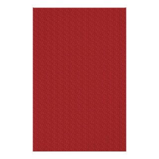 MLE RED ARGYLE EMBOSSED PATTERN TEXTURE TEMPLATE W PERSONALIZED STATIONERY