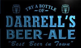 pn165 b Darrell's Best Beer Ale in Town Bar Pub Neon Light Sign  