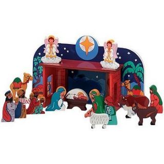 deluxe nativity set by oskar & catie