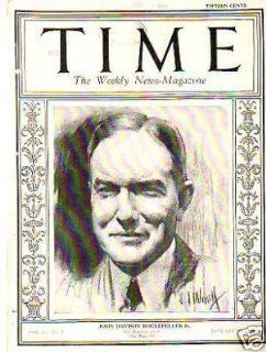 1925 Time Janaury 19 J.D.Rockefeller Jr Strangler Lewis  