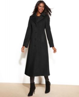 Jones New York Classic Wool Blend Maxi Walker Coat   Coats   Women