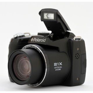 Polaroid IS2132 BLACK 16MP 21X Zoom Digital Still Camera with 2 Inch LCD (Black)  Point And Shoot Digital Cameras  Camera & Photo