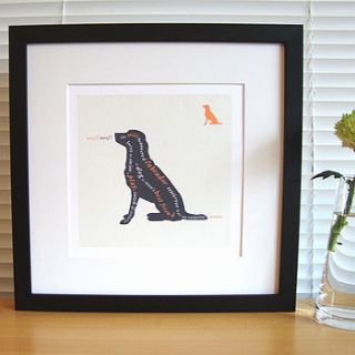 labrador retriever art print by designed