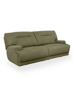 Ricardo Fabric Reclining Sofa, Dual Power Recliner 88W x 44D x 38H   Furniture