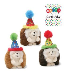 Happy Birthday Ganley Hedgehog 4" by Gund  1 assorted Ganley sent Toys & Games