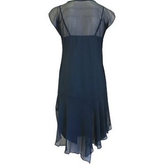 tilly flapper dress in navy by rise boutique