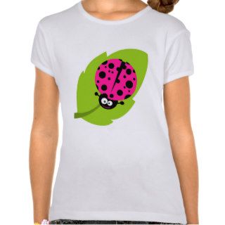 Hot Pink Ladybug T Shirts
