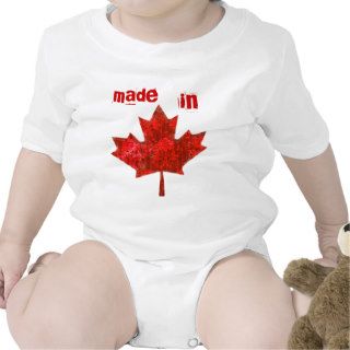 Funny Canada Day Grungy Urban Maple Leaf T shirts