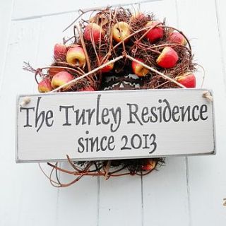 personalised new home housewarming gift by potting shed designs