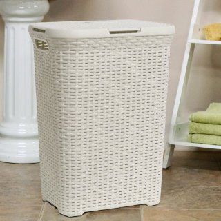 Curver by Lamont Home 60L Rectangle Laundry Hamper, Clay   Hamper With Lid