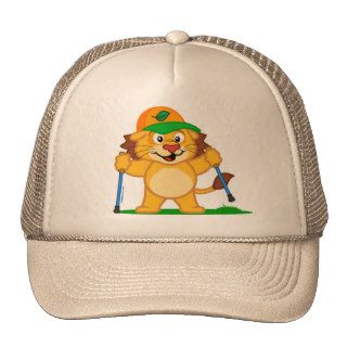 Nordic Walking Lion Trucker Hat