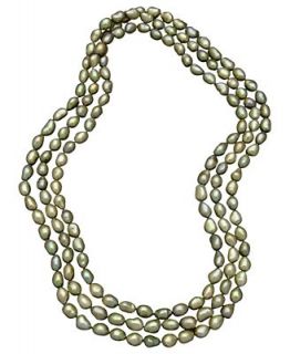 Cultured Freshwater Pearl Necklace, Green   Necklaces   Jewelry & Watches