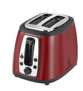 Russell Hobbs 2 Slice Toaster, Red Kitchen & Dining