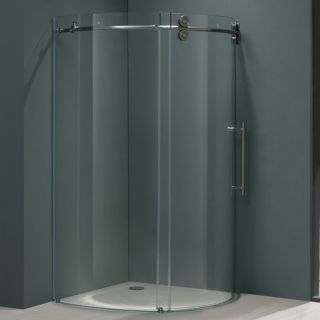 Frameless Round Neo Angle Right Side Shower Door