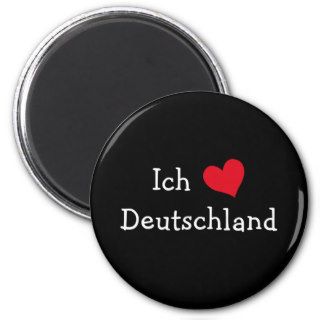 Ich liebe Deutschland Fridge Magnets