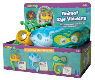 Educational Insights Geosafari Jr. Animal Eye Viewers Pop, Set Of 9 Toys & Games