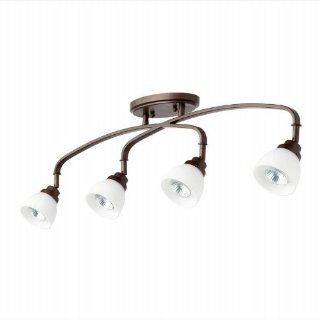 Reyes 31 inch Oiled Bronze 4 Light Track Ceiling Light   Lighting Products  