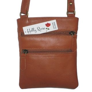 handmade leather mini messenger bag 45% off by holly rose