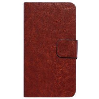 Bfun Brown Card Slot Stand Wallet Leather Cover Case for Samsung Galaxy Note 2 N7100 Cell Phones & Accessories