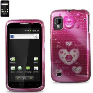Reiko 2DPC ZTEWARP 155 Durably Crafted Premium Protector Case for ZTE Warp   1 Pack   Retail Packaging   Pink Cell Phones & Accessories