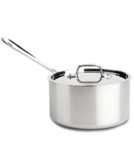 All Clad Stainless Steel 4.5 Qt. Covered Soup Pot   Cookware   Kitchen