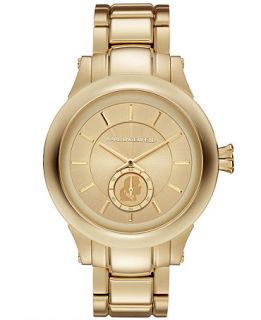 Karl Lagerfeld Unisex Karl Chain Gold Ion Plated Stainless Steel Bracelet Watch 40mm KL1217   Watches   Jewelry & Watches