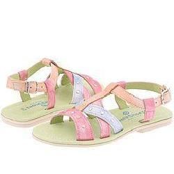 Petit 30563 (Toddler/Youth) Pink/Orange/Blue Marble/Pearl Leather (Iris Necil 478 803) Petit Sandals
