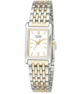 Citizen Womens Two Tone Stainless Steel Bracelet Watch 18mm EJ5854 56A   Watches   Jewelry & Watches