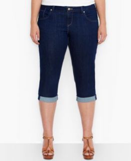 Levis Plus Size Destructed Skinny Jeans, Modern Reflection Wash   Jeans   Plus Sizes