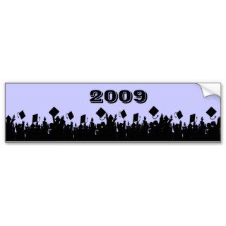 Class of 2009 BumperSticker ChooseBkGrd/Year/color Bumper Stickers
