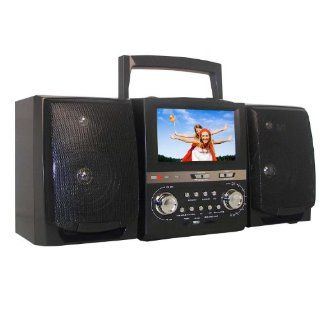 Supersonic SC 149 7" LCD Display Portable Micro System with DVD/CD/, AM/FM, USB and SD Card Slot Electronics