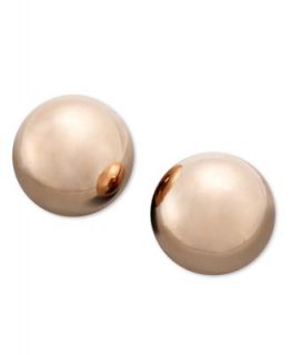 14k Rose Gold Earrings, Ball Stud Earrings   Earrings   Jewelry & Watches