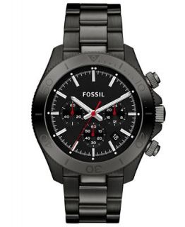 Fossil Mens Chronograph Retro Traveler Gray Tone Stainless Steel Bracelet Watch 45mm CH2863   Watches   Jewelry & Watches