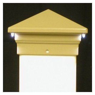 Eclipse 12V Deck Light, 4" Post, Tan  Patio Deck Lights  Patio, Lawn & Garden