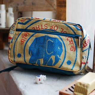 elephant wash bag by utala