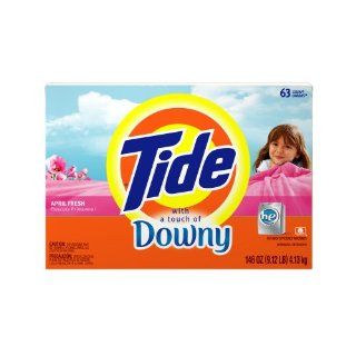 Tide with a Touch of Downy Powder April Fresh Scent 63 load, 146.0 Ounce Boxes (Pack of 3) Health & Personal Care