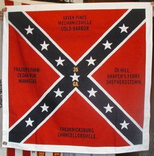 Civil War Confederate Flag35th Georgia Infantry  Other Products  Patio, Lawn & Garden
