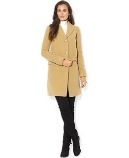Lauren Ralph Lauren Single Breasted Wool Blend Walker Coat   Coats   Women