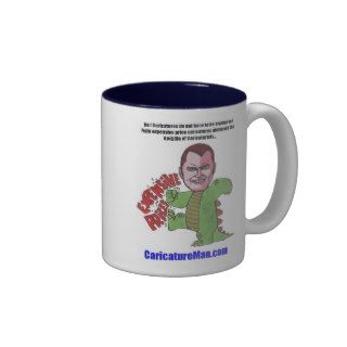 Godzilla Tribute CaricatureMan Rebellion Mug