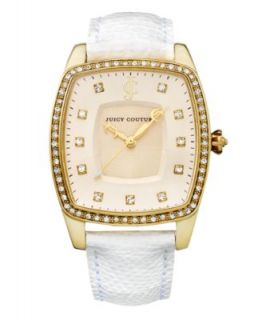 Juicy Couture Watch, Womens Chelsea White Silicone Strap 42mm 1901032   Watches   Jewelry & Watches