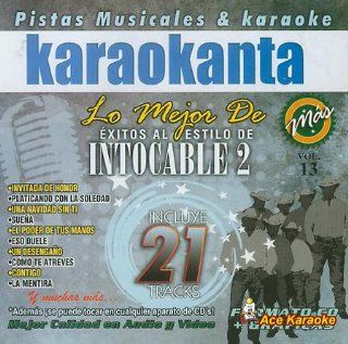 Karaokanta KAR 8013   intocable 2   Spanish CDG Music