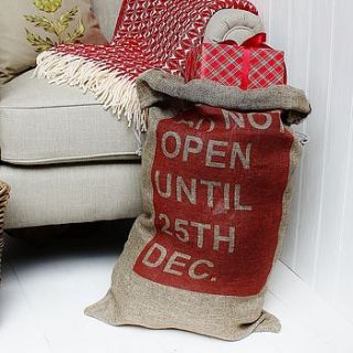 christmas sack by marquis & dawe