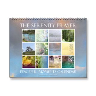 Serenity Prayer Peaceful Moments 2014 Calendar
