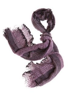 stripy ruched scarf by shruti designs