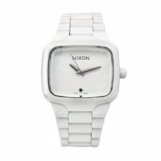 Nixon Men's A145 126 Player Automatic White Dial Ceramic Watch at  Men's Watch store.