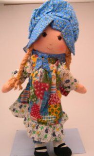 16" Vintage Holly Hobbie Knickerbocker Rag Doll Toys & Games