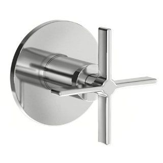 Jado 847109.144 Stoic 3/4 Inch Wall Valve and Trim with Cross Handle, Brushed Nickel   Faucet Trim Kits  
