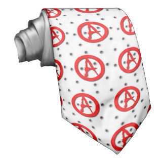 Anarchy Symbol Tie